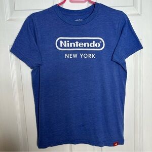 Nintendo New York T-Shirt Blue Size Extra Large